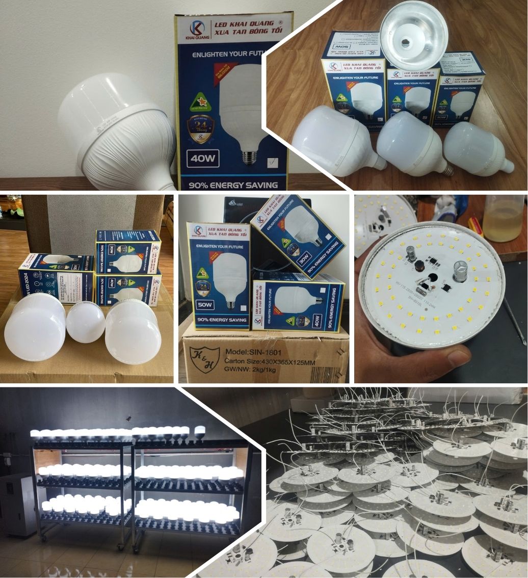 Bóng đèn led bulb và đèn tích điện